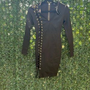 Fashion NOVA LACEUP DRESS